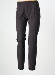 Pantalon slim taille élastique noir TERRE DE FÉES femme