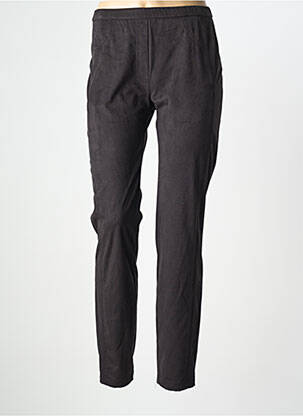 Pantalon slim taille élastique noir TERRE DE FÉES femme