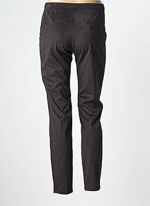 Pantalon slim taille élastique noir TERRE DE FÉES femme