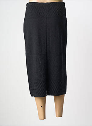 Jupe mi-longue coupe droite noir PAUPORTÉ femme