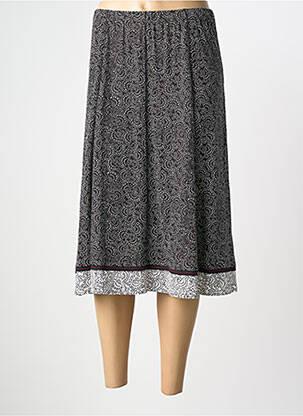 Jupe mi-longue stretch noir PAUPORTÉ femme