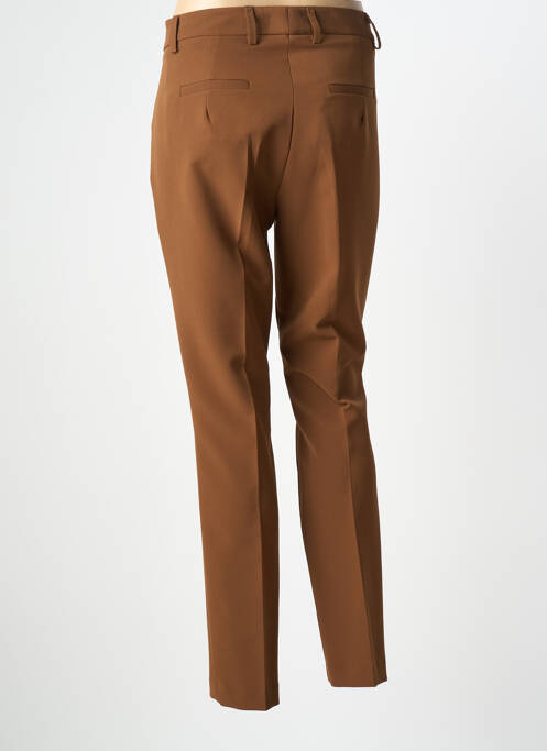 Pantalon slim poches marron WEINBERG femme
