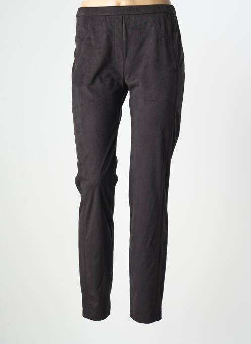Pantalon slim taille élastique noir TERRE DE FÉES femme