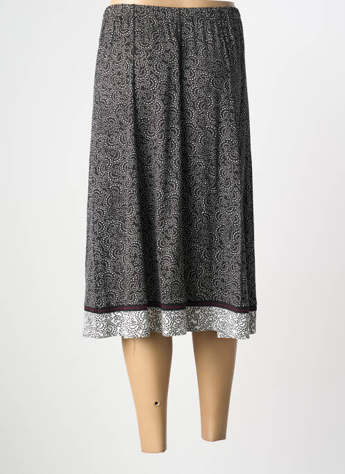 Jupe mi-longue stretch noir PAUPORTÉ femme