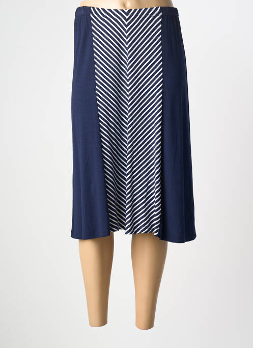 Jupe mi-longue bleu PAUPORTÉ femme