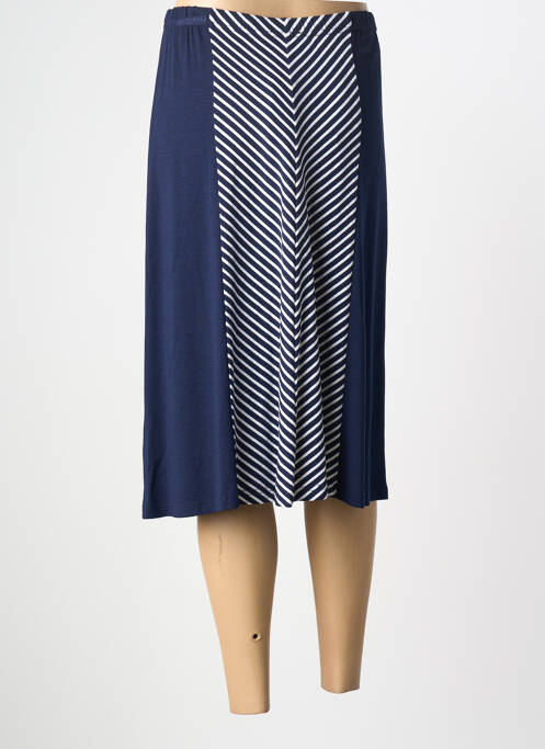 Jupe mi-longue bleu PAUPORTÉ femme