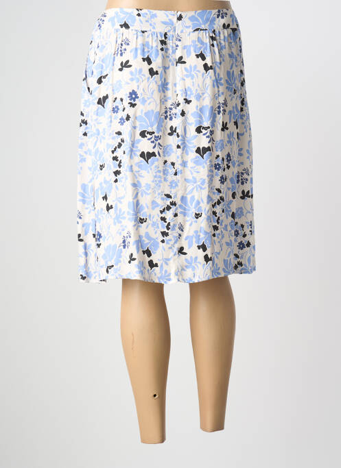 Jupe mi-longue bleu TERRE DE FÉES femme