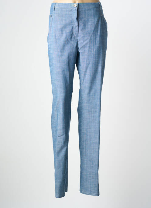 Pantalon droit bleu PAUPORTÉ femme