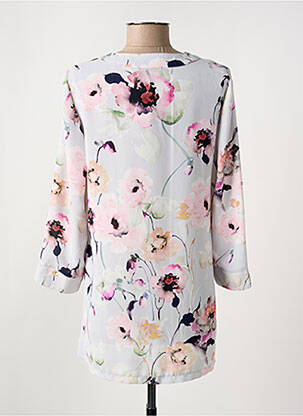 Veste casual col rond gris WEINBERG femme