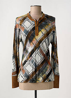 T-shirt manches longues manches longues marron WEINBERG femme
