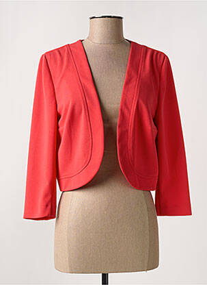Veste casual coupe cintrée rouge WEINBERG femme
