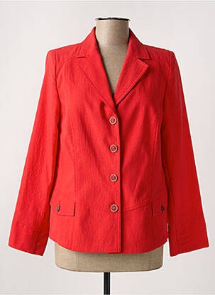 Blazer poches rouge PAUPORTÉ femme