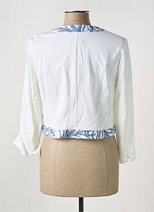 Veste casual coupe cintrée blanc WEINBERG femme