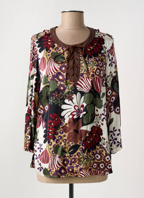 Blouse marron TERRE DE FÉES pour femme
