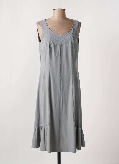 Robe mi-longue gris PAUPORTÉ pour femme
