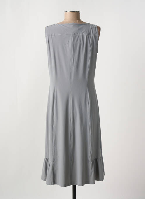 Robe mi-longue gris PAUPORTÉ pour femme