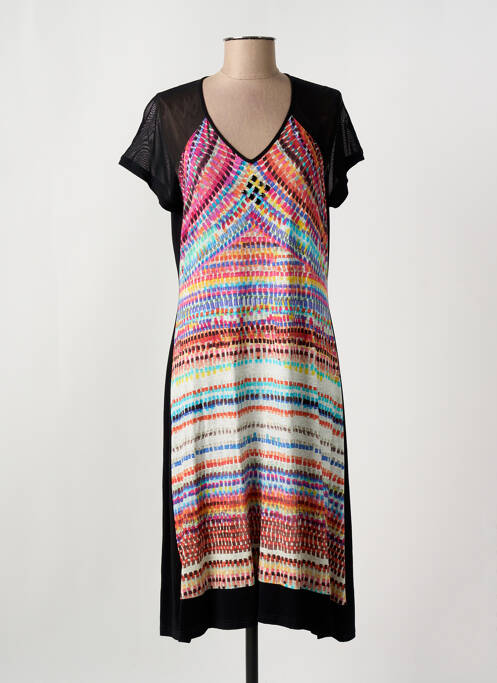 Robe mi-longue noir PAUPORTÉ pour femme