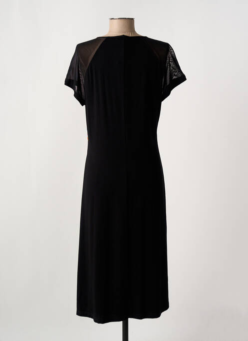 Robe mi-longue noir PAUPORTÉ pour femme