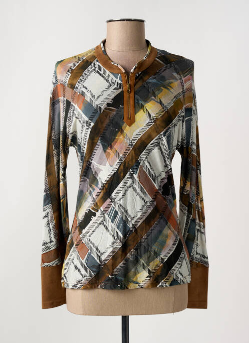 T-shirt marron WEINBERG pour femme