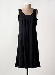 Robe mi-longue sans manche sans manche noir PAUPORTÉ femme