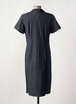 Robe mi-longue manches courtes manches courtes gris WEINBERG femme