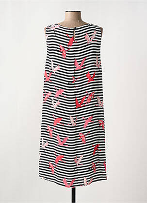 Robe mi-longue sans manche sans manche noir COMMA, femme