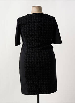 Robe mi-longue manches courtes manches courtes noir DIAMBRE femme