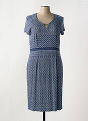 Robe mi-longue bleu PAUPORTÉ pour femme seconde vue