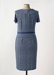 Robe mi-longue bleu PAUPORTÉ pour femme seconde vue