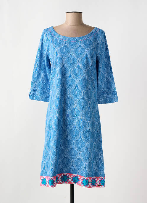 Robe mi-longue bleu HATLEY pour femme