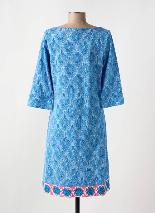 Robe mi-longue bleu HATLEY pour femme