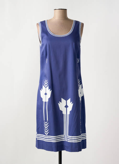 Robe mi-longue bleu WEINBERG pour femme