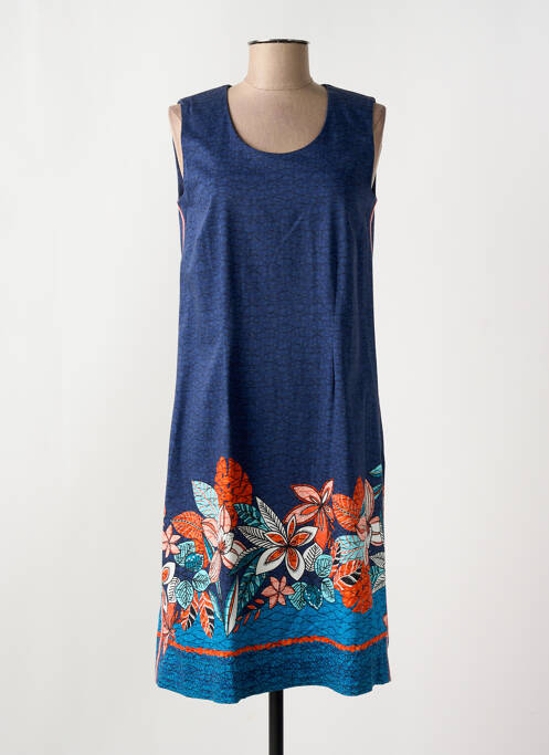 Robe mi-longue bleu WEINBERG pour femme