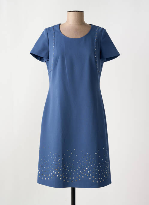 Robe mi-longue bleu WEINBERG pour femme