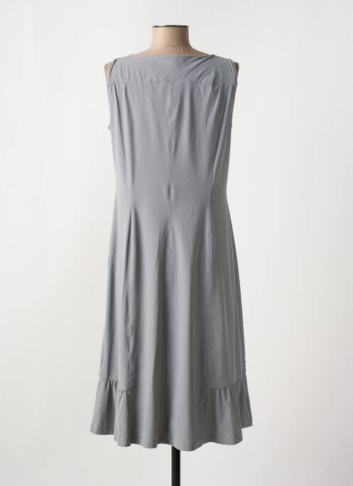 Robe mi-longue gris PAUPORTÉ pour femme