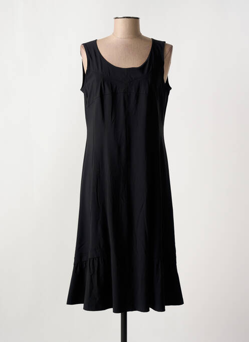 Robe mi-longue noir PAUPORTÉ pour femme