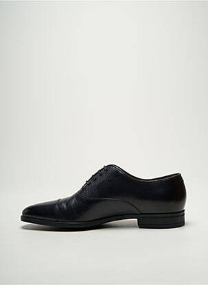 Derbies tissage satiné talon bas bleu HUGO BOSS homme