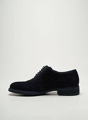 Derbies nubuck talon bas bleu HUGO BOSS homme