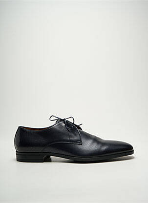 Derbies tissage satiné talon bas bleu HUGO BOSS homme