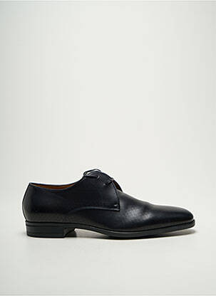 Derbies tissage satiné talon bas bleu HUGO BOSS homme