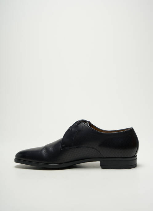 Derbies tissage satiné talon bas bleu HUGO BOSS homme