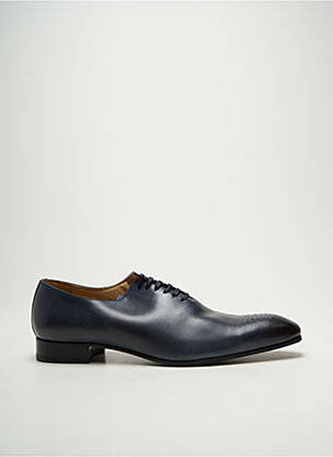 Derbies bout pointu talon bas bleu GRÈGE homme