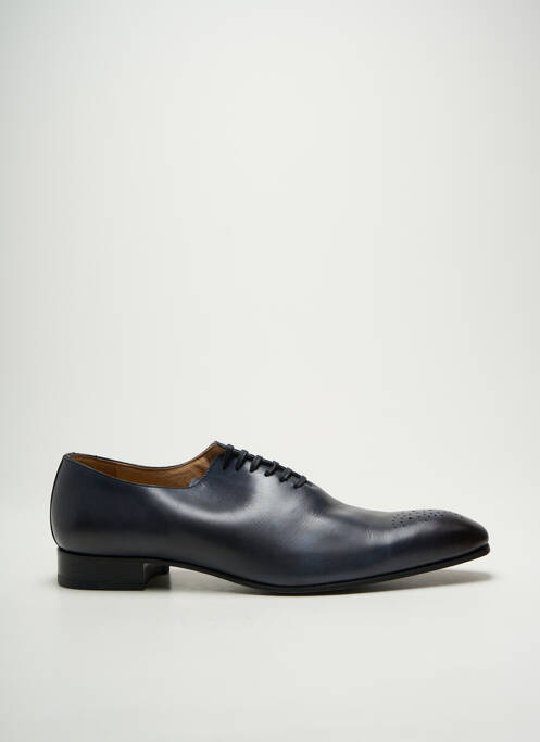 Derbies bout pointu talon bas bleu GRÈGE homme