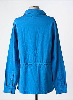 Veste casual col chemisier bleu BELLA JONES femme