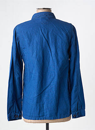 Veste casual col chemisier bleu HARTFORD femme