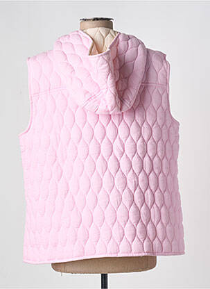 Sweat-shirt à capuche capuche sans manche rose V.DE.VINSTER femme