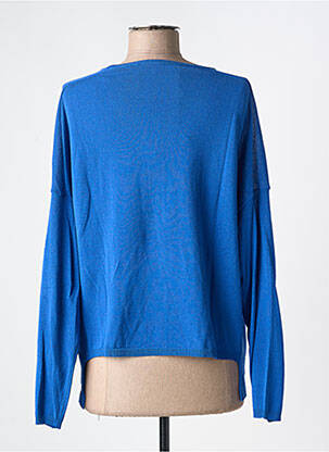 Pull col rond manches longues bleu FLOOR femme