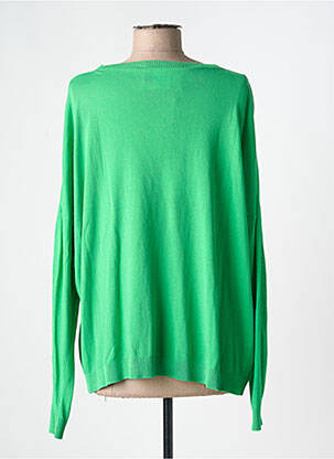 Pull stretch manches longues vert FLOOR femme