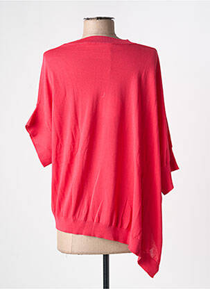 Pull stretch manches 3/4 rouge FLOOR femme