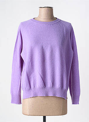 Pull stretch manches longues violet HOD femme
